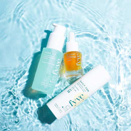 3 Step Travel Set INFYVE – kit skincare da viaggio con AQUA 2.0, RE.LIGHT e DAILY.SUN SPF50