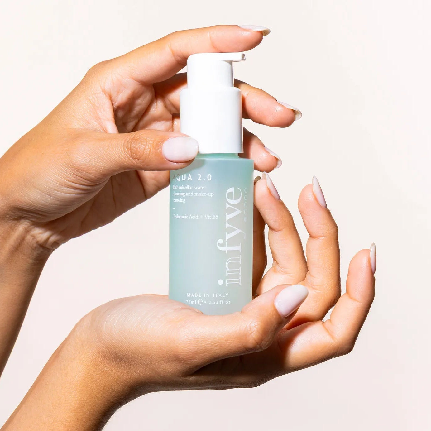 AQUA 2.0 INFYVE detergente micellare routine skincare quotidiana 75ml