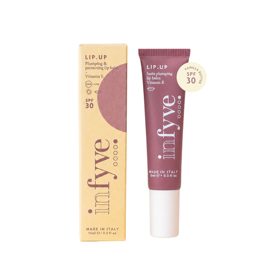 Balsamo labbra SPF30 con Burro di Karité e Orizanolo – INFYVE