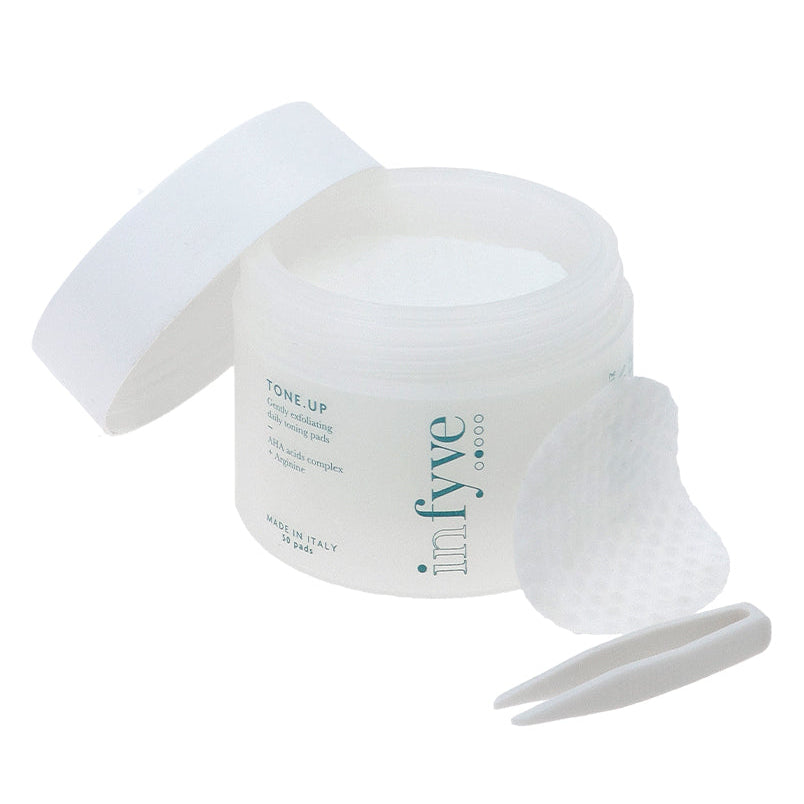 TONE.UP INFYVE – dischetti pre-imbevuti per esfoliazione delicata quotidiana